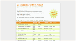 Desktop Screenshot of handyvergleich.fanime.de